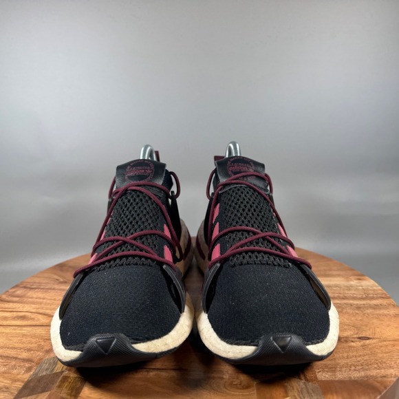 Adidas Arkyn Running Shoes Women's Size 7.5 Black Burgundy Athletic Sneakers - Picture 2 of 8